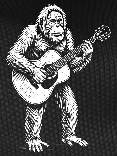 Orangutan Guitar Serenade