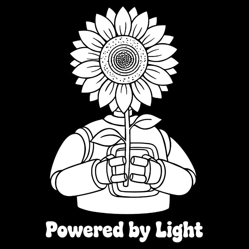 Sonnenblume in Händen Lichtkraft