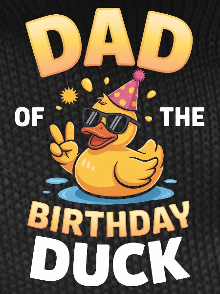 Birthday Duck Dad Tee