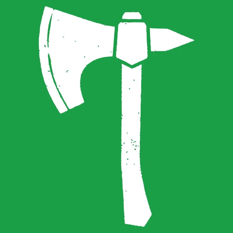 Battle Axe Hatchet Warrior Silhouette Vector