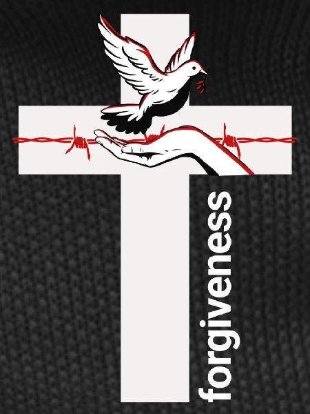 Forgiveness Dove Cross Embrace