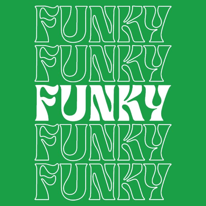 Funky Repeating Text Pattern