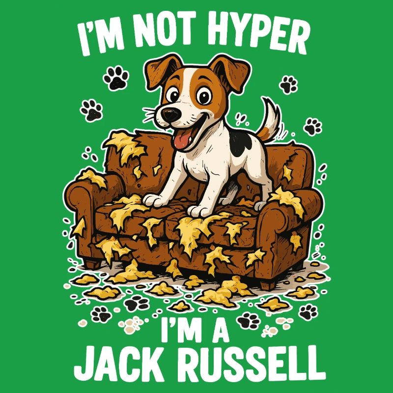 Jack Russell Terrier Funny Hyperactive Gift