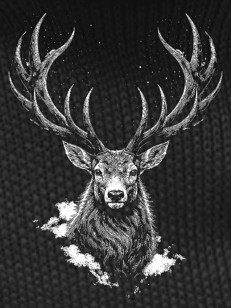 Deer silhouette