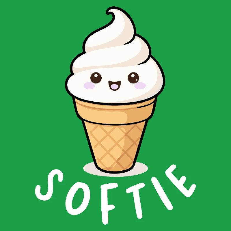 Softie Softeis Liebe Minimal Statement