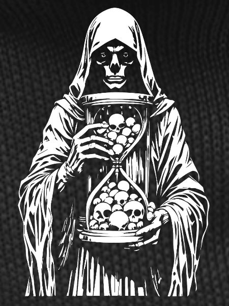 Grim Reaper with Skulls