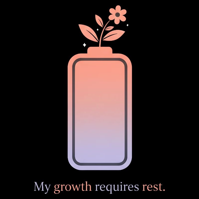 My Growth Requires Rest – Selfcare Design