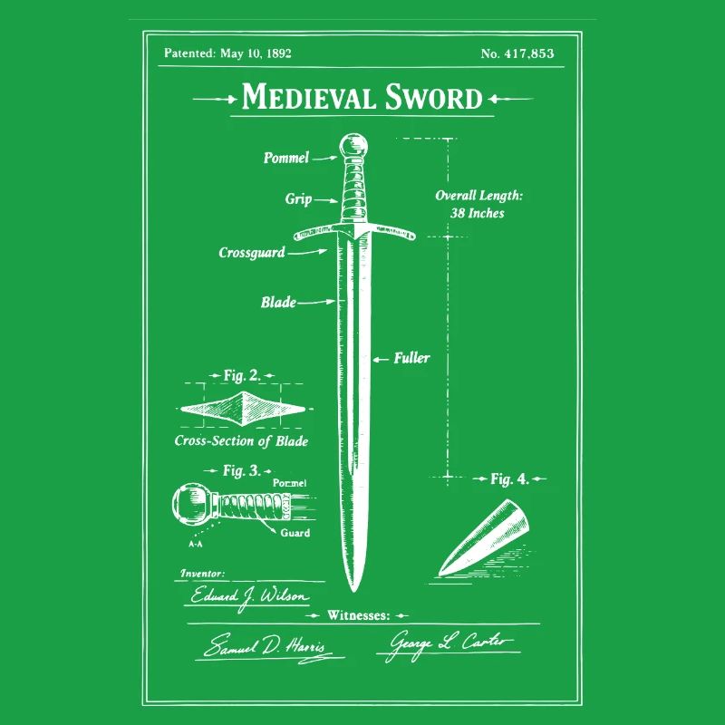 Plan d’épée médiévale