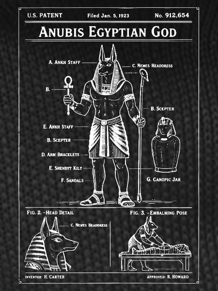 Anubis Blueprint Icon Tee