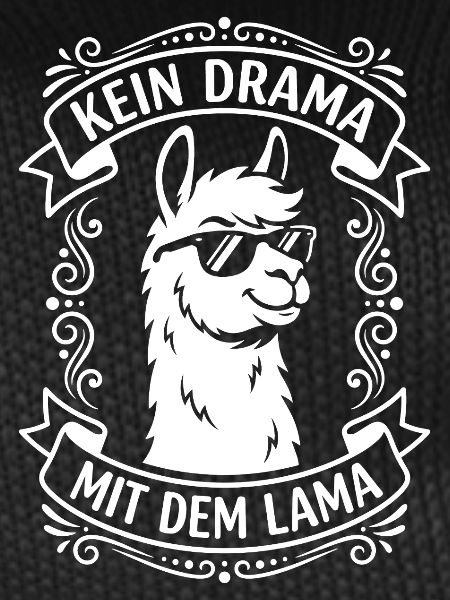 No drama with the llama