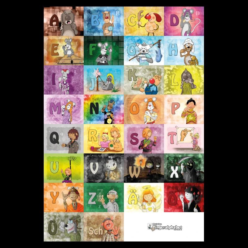 German Finger Alphabet 1 /