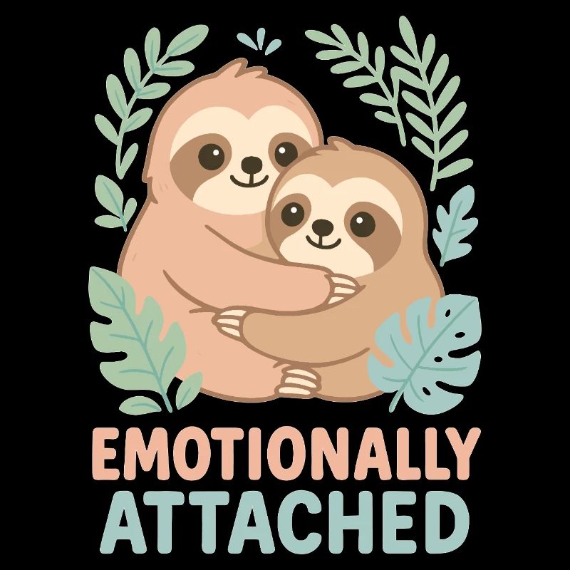 Faultier Pärchen – Süßes Design mit Emotion