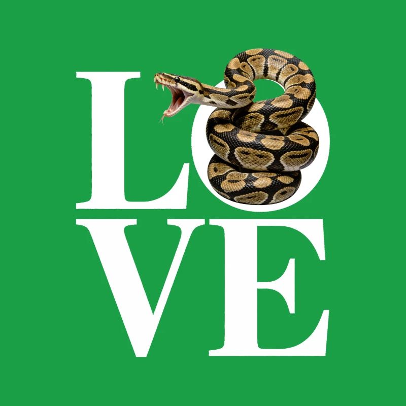 Königspython Schlangen LOVE Terrarium Python