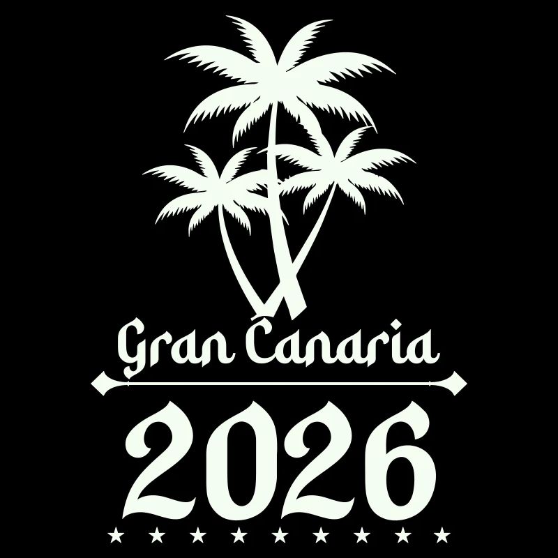 Gran Canaria 2026 Palm Tree Logo