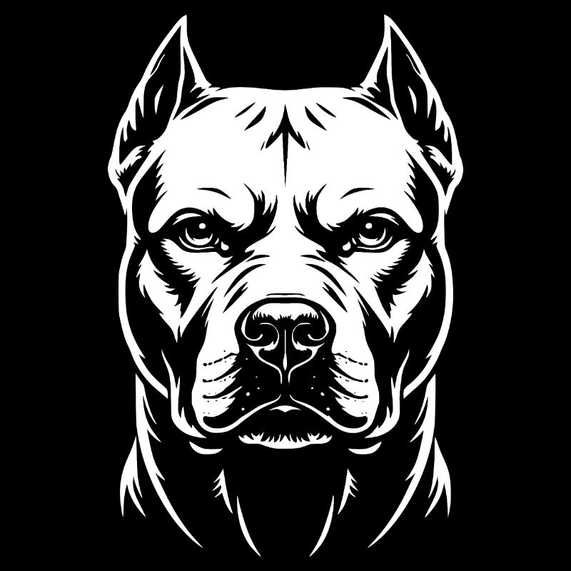 Tête de Pitbull