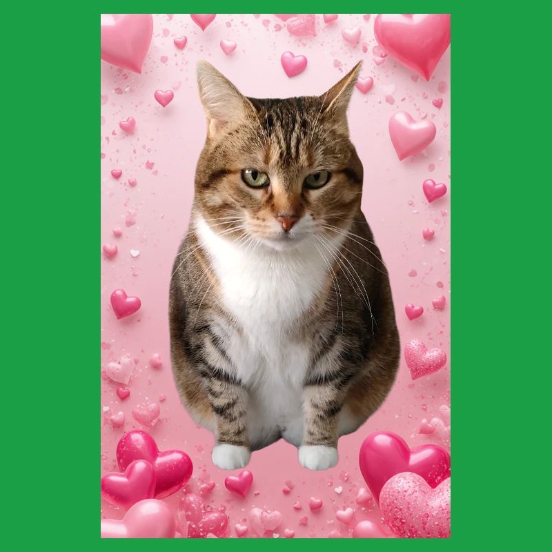 Missty-Katze mit Herzen
