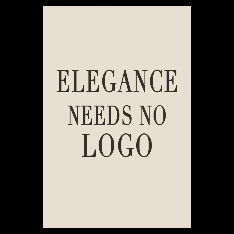 L’élégance n’a pas besoin de logo – un design de luxe discret