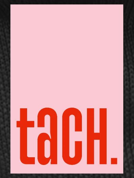 Tach - pink red