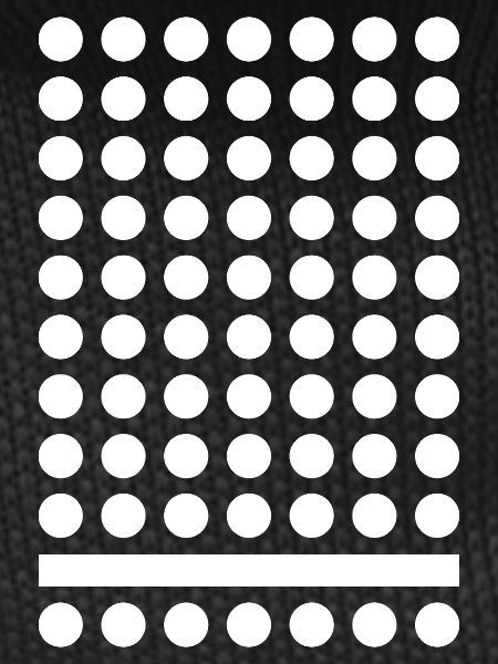 Monochrome Polka Grid Tee