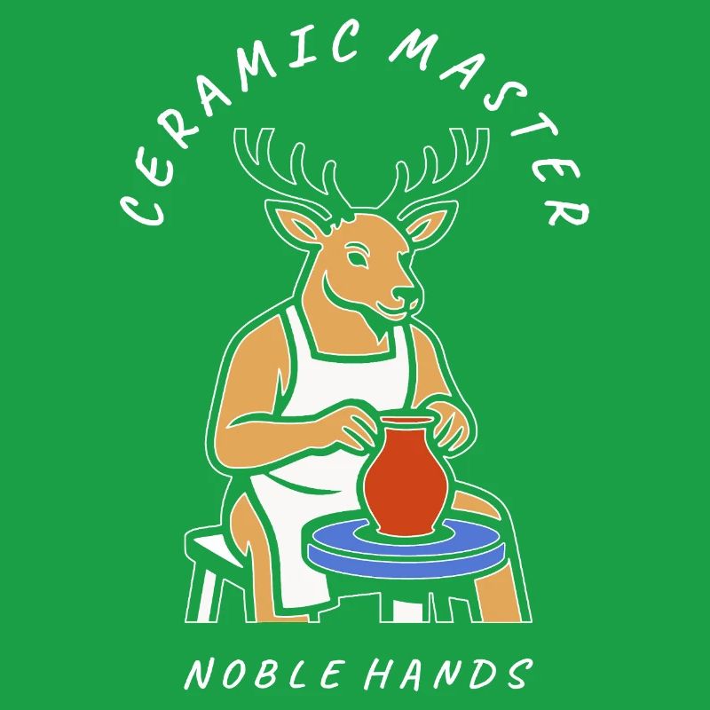 Ceramic Master Deer — Noble Hands