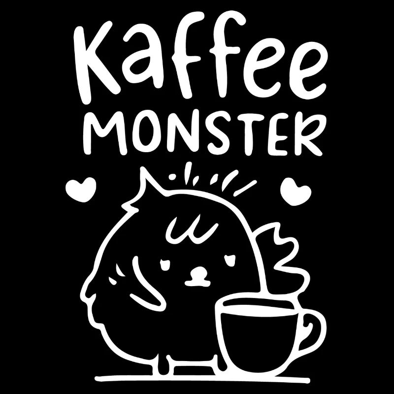 Coffee Monster Illustration