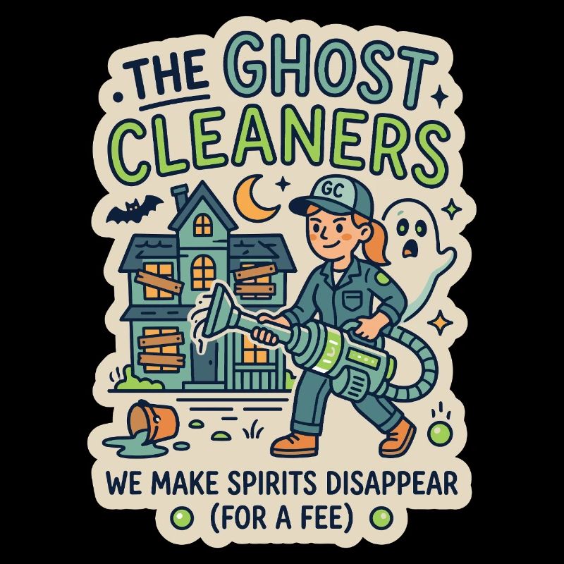 Humour de Ghost Cleaner Ghost Hunter