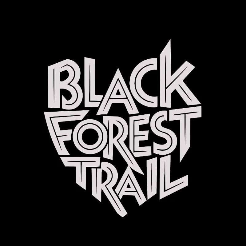 Black Forest Trail Typografie Logo