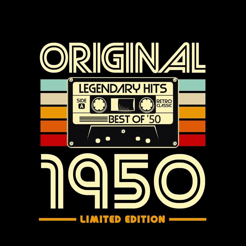Original 1950 Cassette Retro Édition limitée