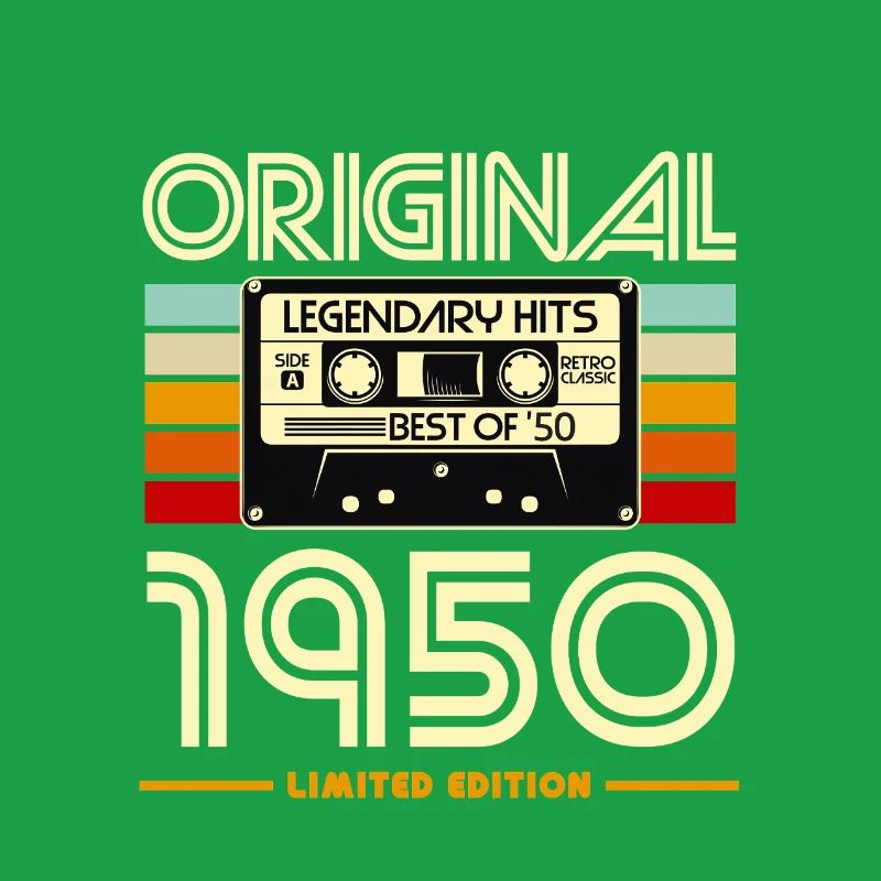 Original 1950 Cassette Retro Édition limitée