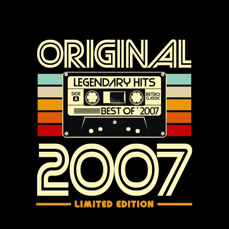 Originale 2007er Vintage-Kassette