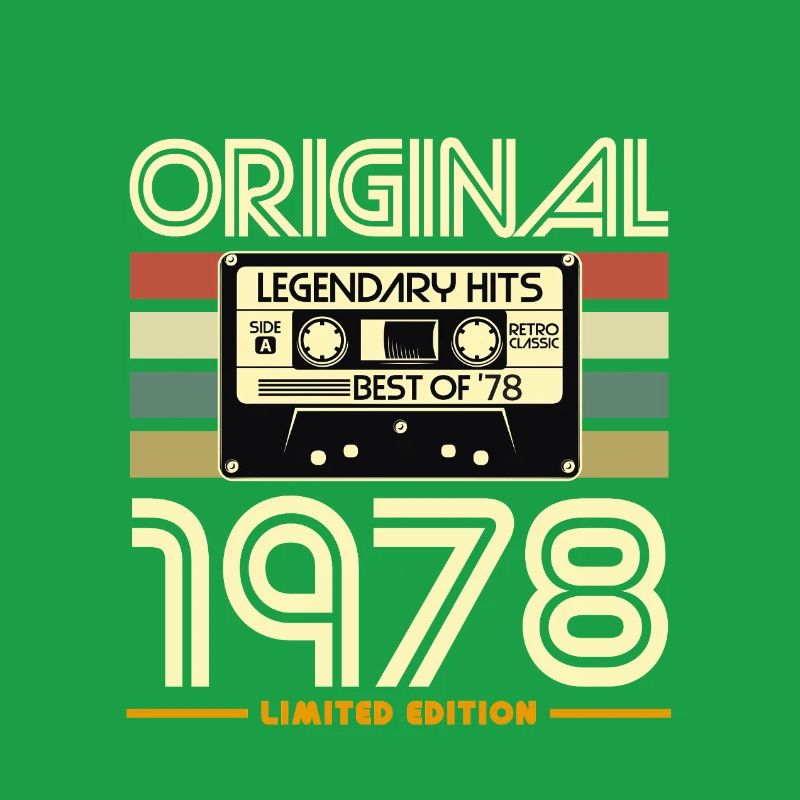 Original 1978 Cassette rétro limitée