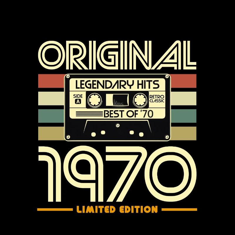 Originale Retro-Kassette der 1970er Jahre