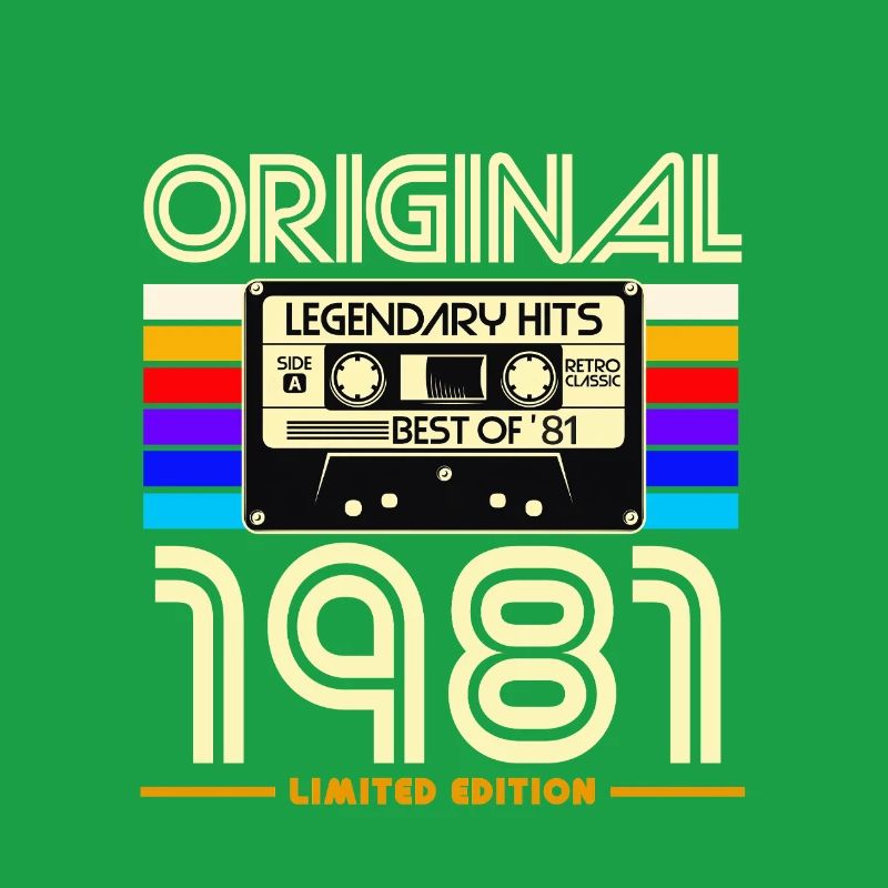 Original 1981 Cassette Rétro Édition Limitée