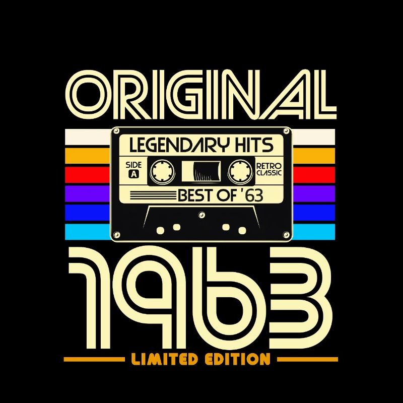 Original 1963 cassette rétro édition limitée