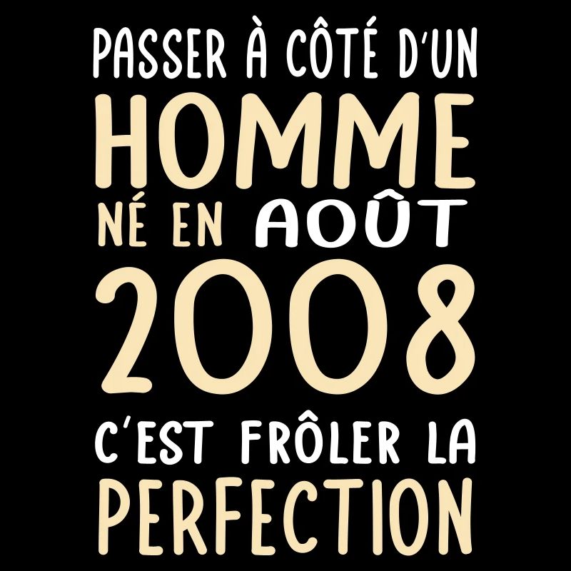 Anniversaire 18 ans - Né en Août 2008