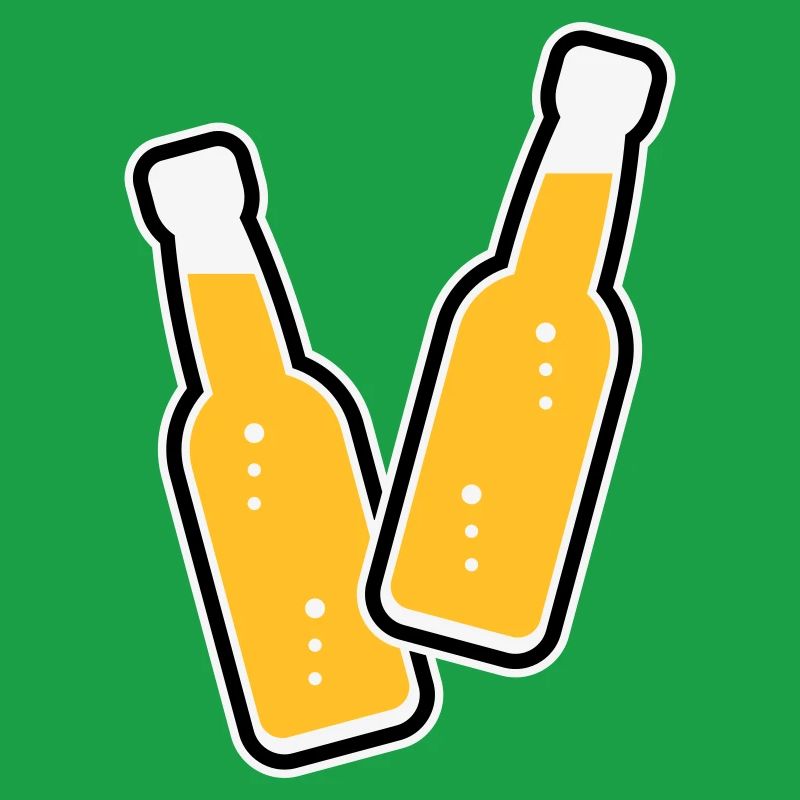 2 Flaschen Stoßen An (Limonade Softdrink / POS 3C)