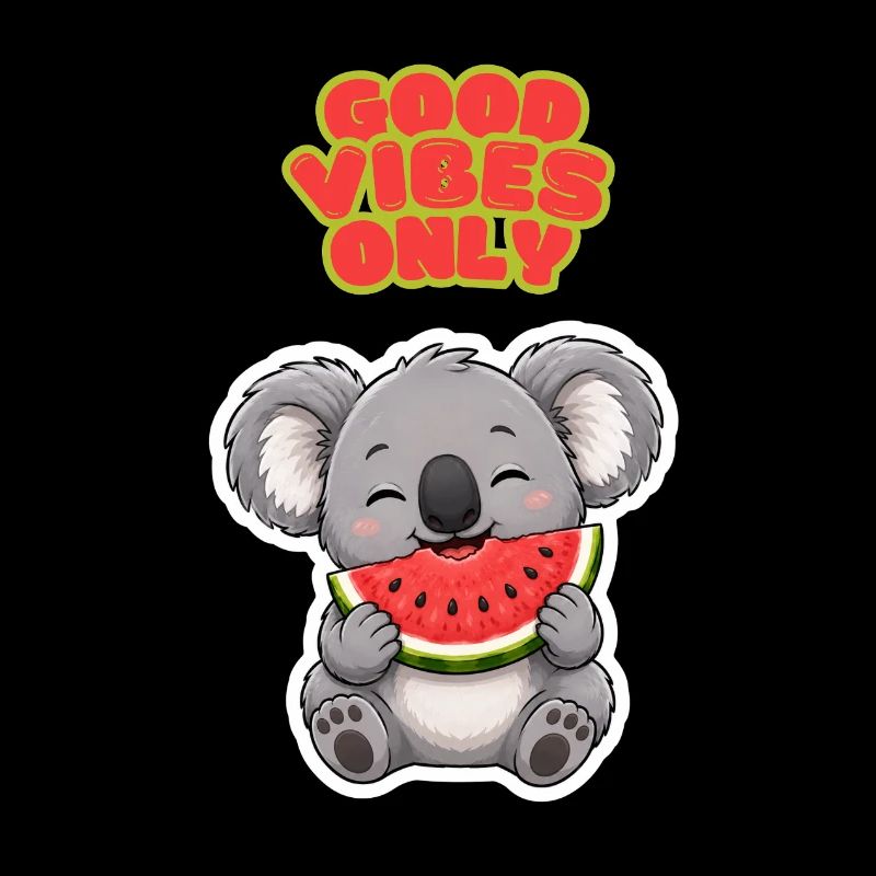 Koala Wassermelone: Gute Vibes