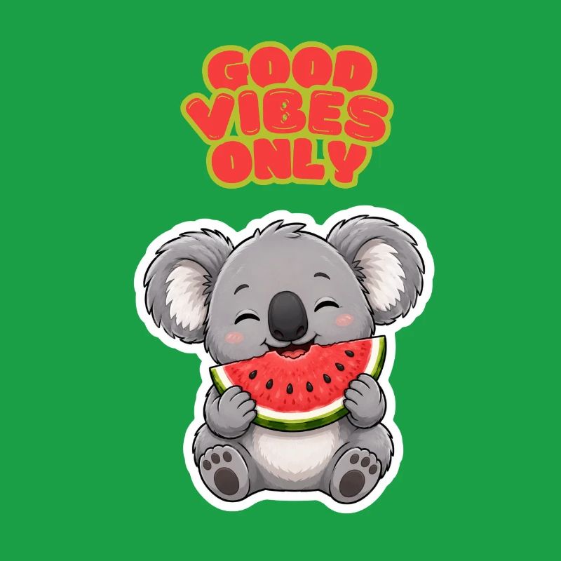 Koala Pastèque : bonnes ondes
