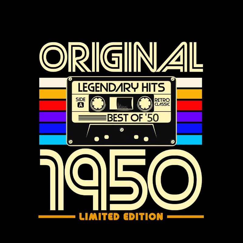 Original 1950 Cassette Retro Tee