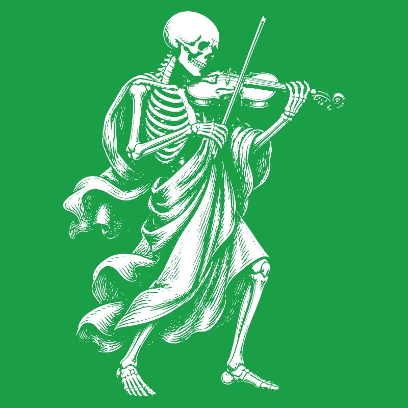 Skeleton Plays Violin