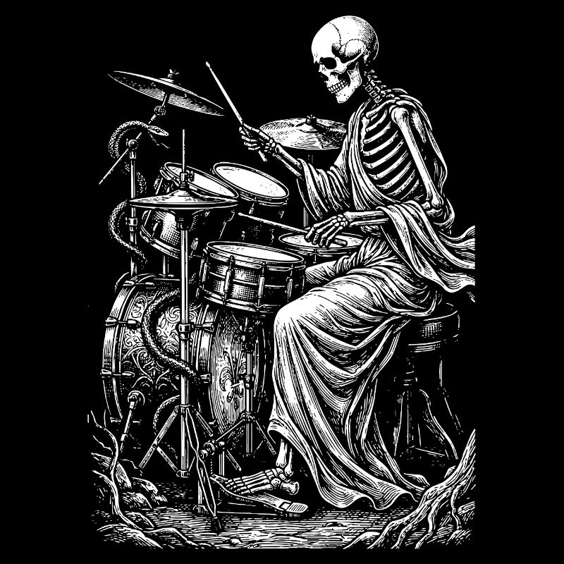 Skeleton Drummer Nightbeat