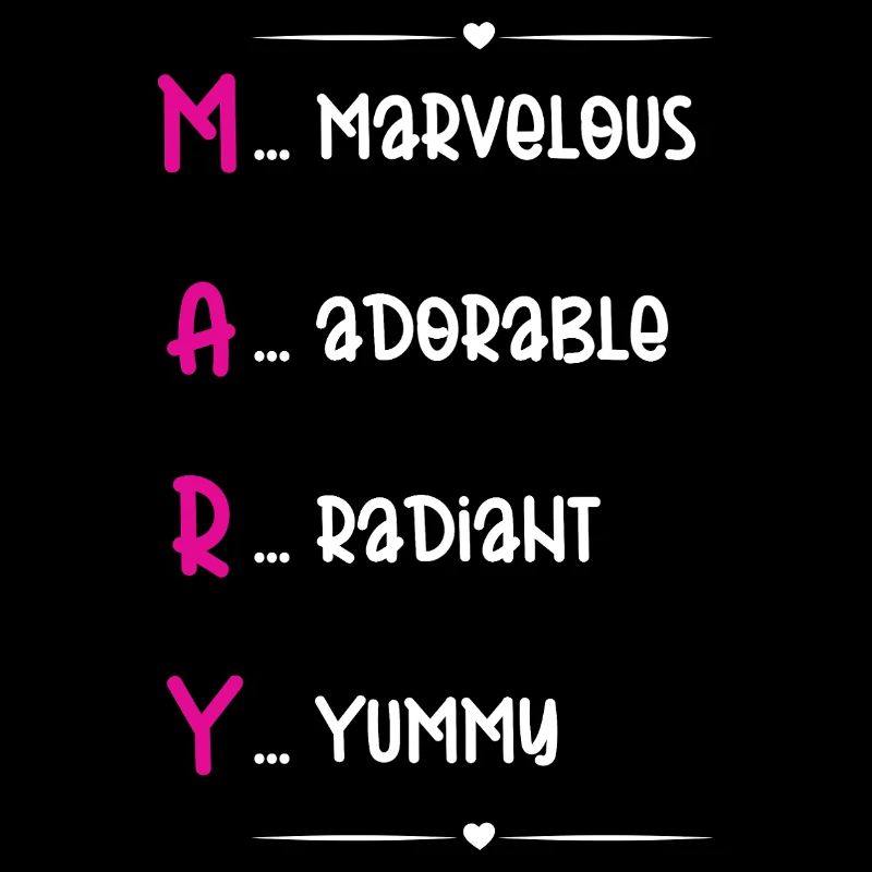 Mary Name Akrostichon
