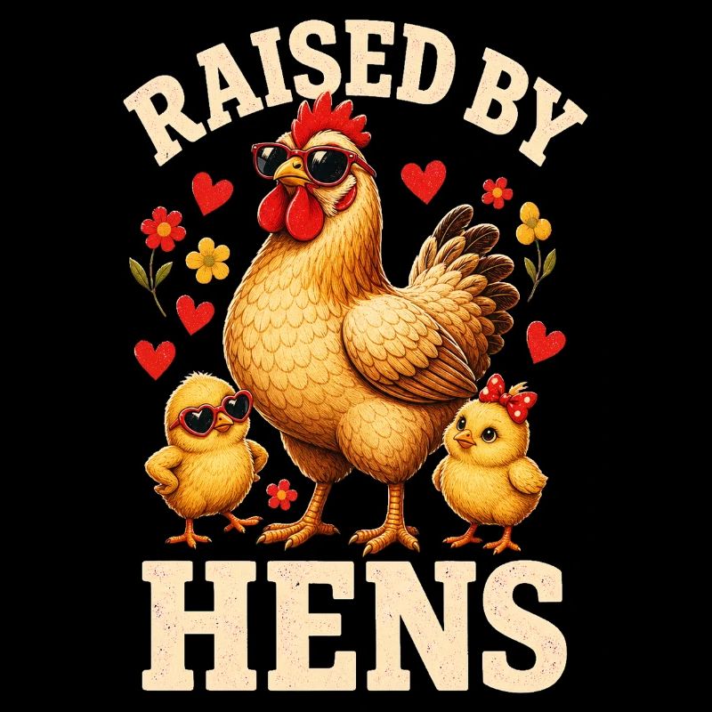 RAISED BY HENS