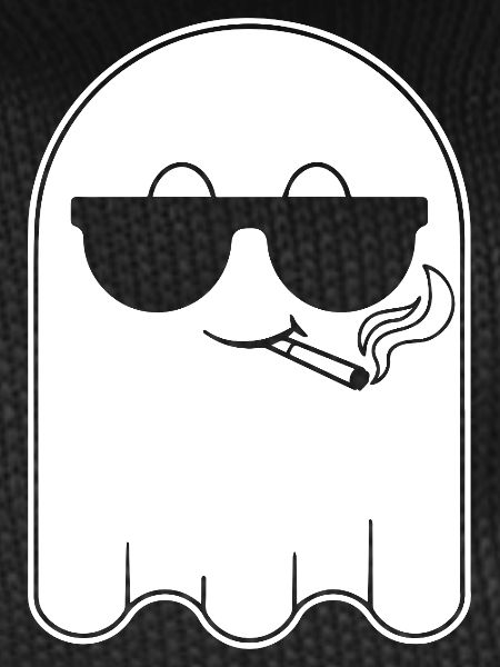 Ghost Sunglasses Smoking Ghost Halloween