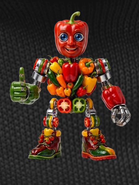 Pepper Bot Veggie Power
