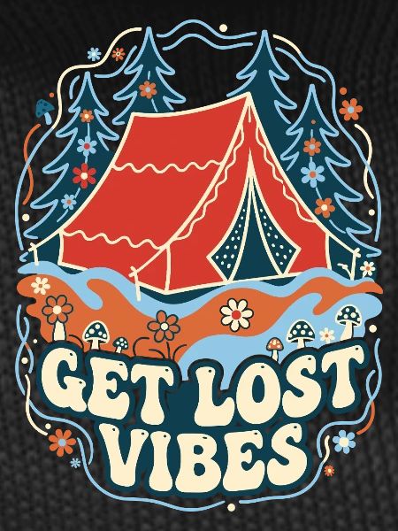 Get Lost Vibes Retro Camping