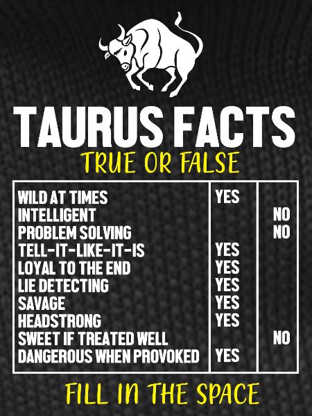 Zodiac sign Taurus