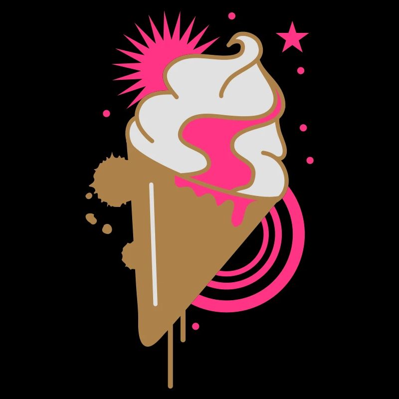 Un cône de crème glacée