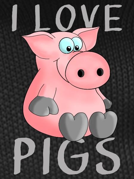 I love pigs piglets