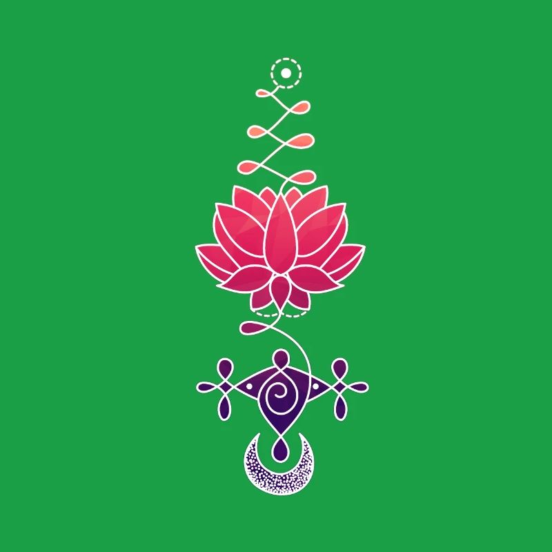 Ätherisches Lotusblütensymbol